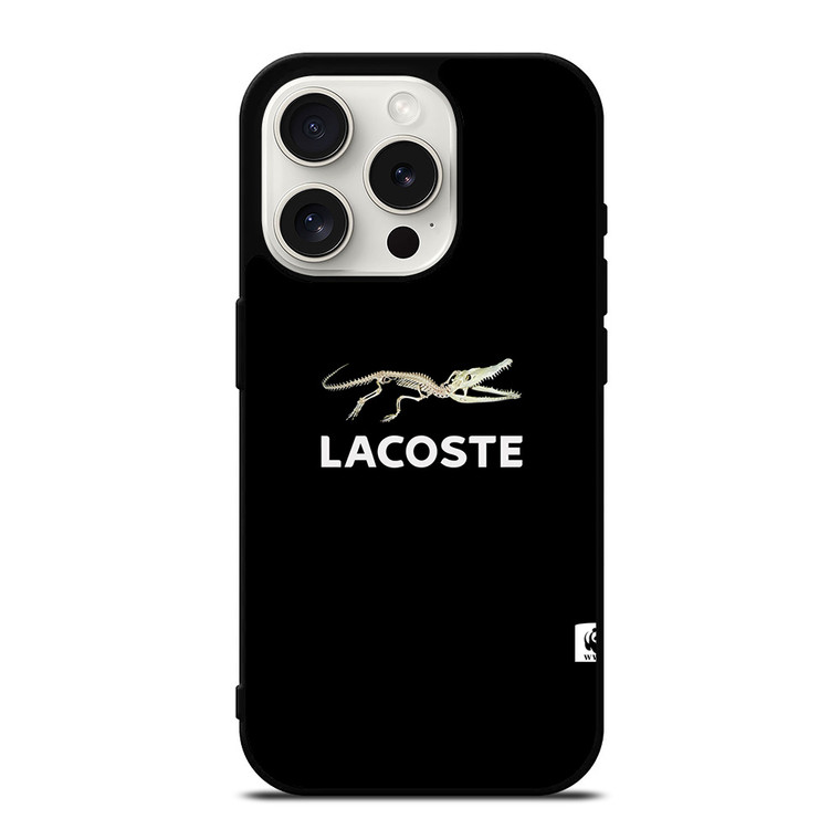 LACOSTE LOGO SKULL iPhone 15 Pro Case Cover
