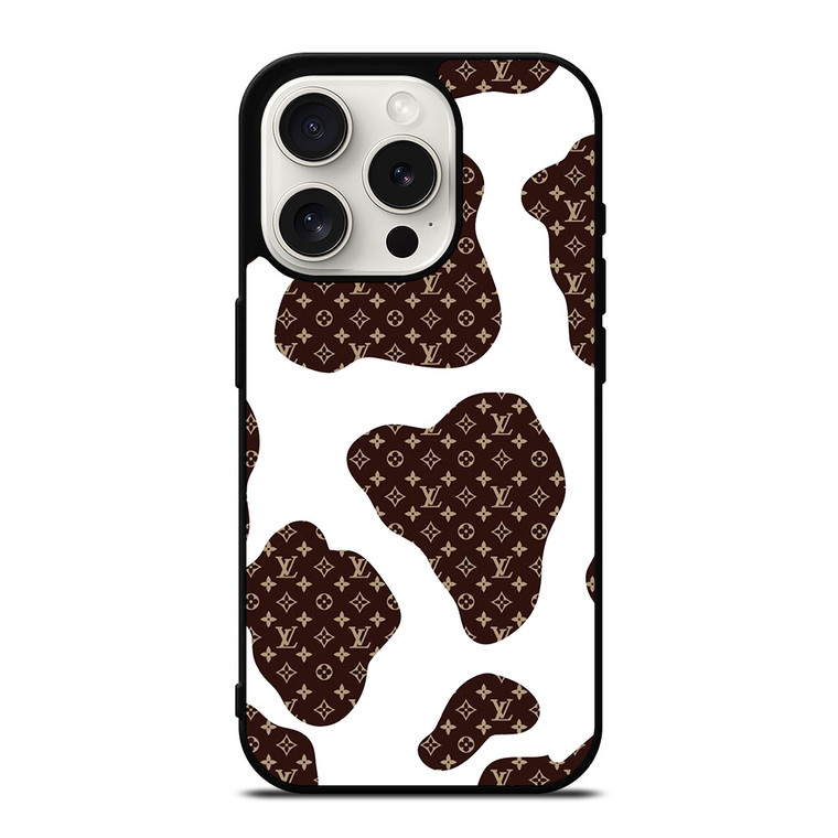 LOUIS VUITTON COW PATTERN iPhone 15 Pro Case Cover