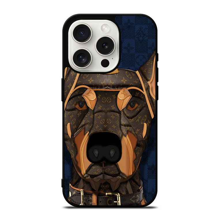 LOUIS VUITTON LV DOBERMAN iPhone 15 Pro Case Cover