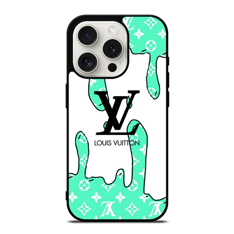 LOUIS VUITTON LV LOGO MELTING EMBLEM iPhone 15 Pro Case Cover