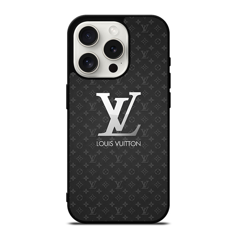 LV LOUIS VUITTON BLACK ICON iPhone 15 Pro Case Cover