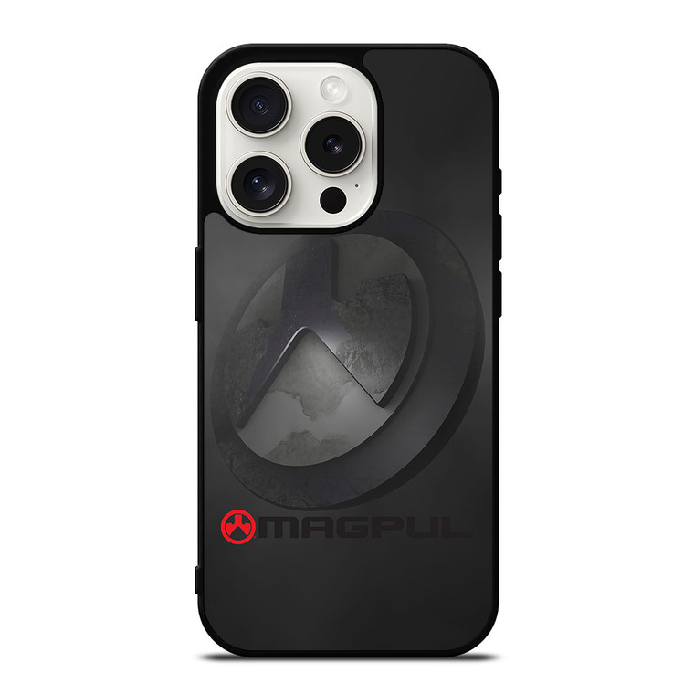 MAGPUL INDUSTRIES METAL LOGO MILITARY ARM iPhone 15 Pro Case Cover