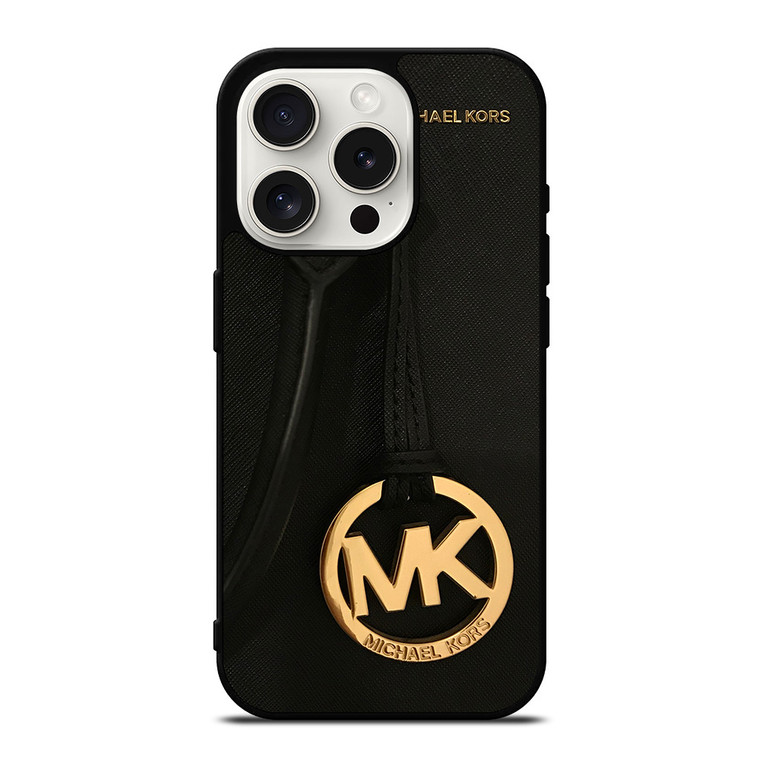 MICHAEL KORS LOGO BLACK iPhone 15 Pro Case Cover
