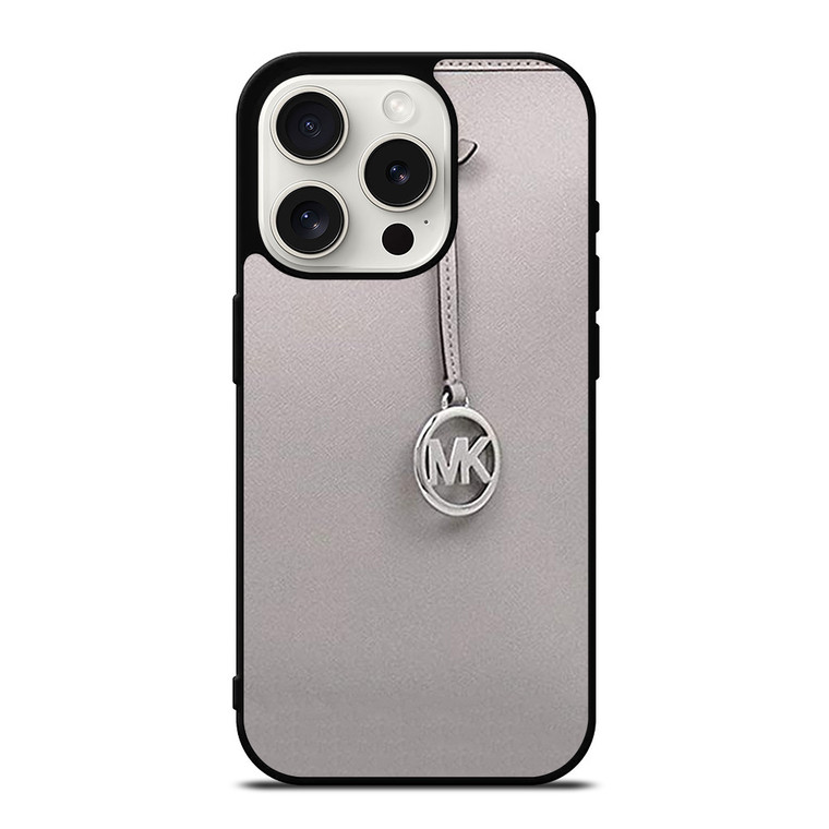 MICHAEL KORS MK LOGO BLUE BAG EMBLEM iPhone 15 Pro Case Cover