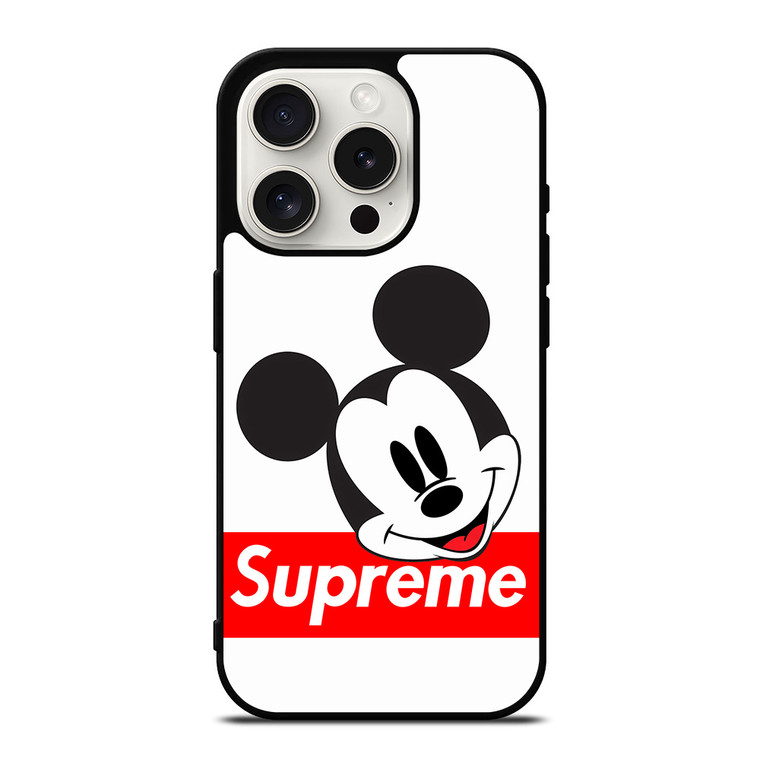 MICKEY MOUSE SUPREME CF iPhone 15 Pro Case Cover