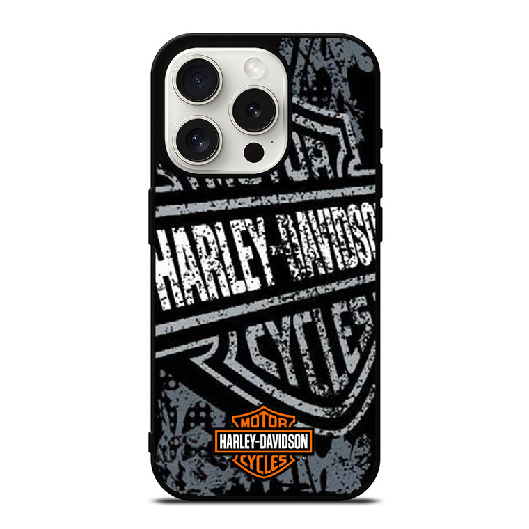 MOTORCYCLES HARLEY DAVIDSON LOGO iPhone 15 Pro Case Cover