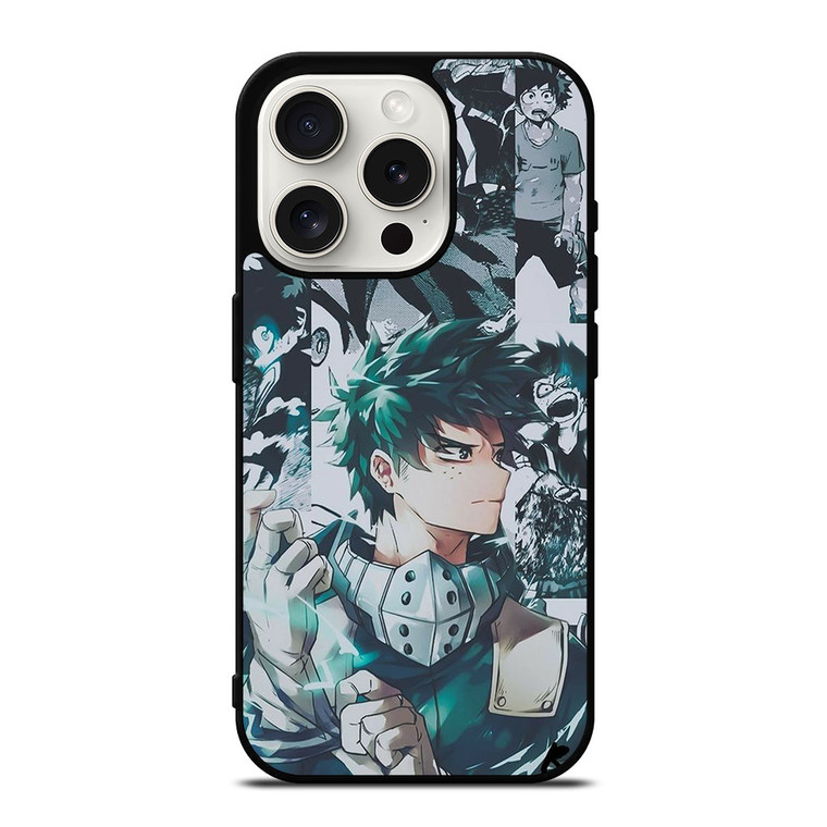 MY HERO ACADEMIA DEKU COLLAGE iPhone 15 Pro Case Cover MY HERO ACADEMIA DEKU COLLAGE iPhone 15 Pro Case Cover