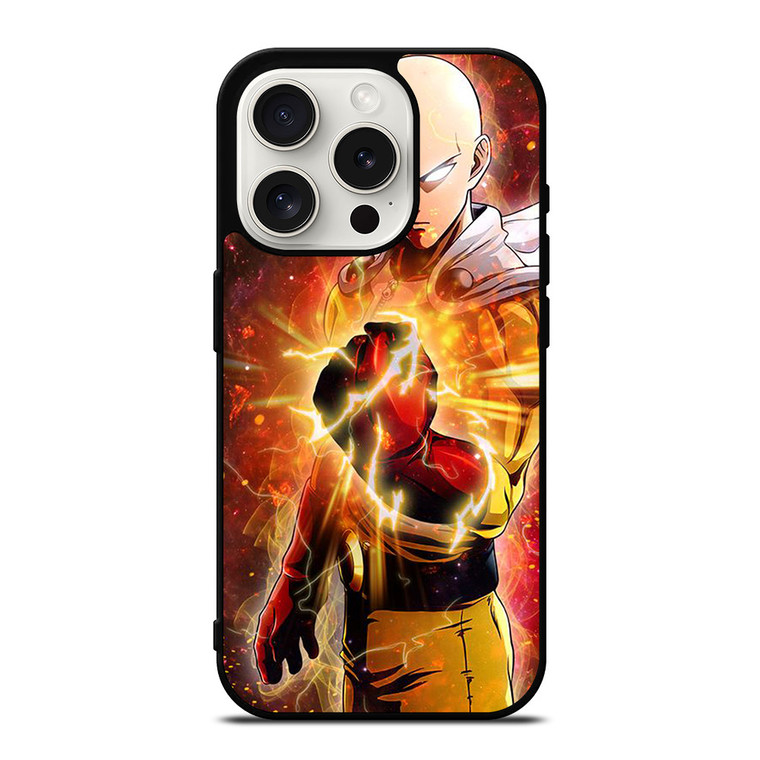 ONE PUNCH MAN SAITAMA FURIOUS  iPhone 15 Pro Case Cover
