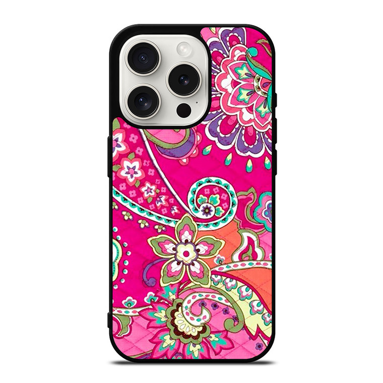 PINK SWIRLS VERA BRADLEY iPhone 15 Pro Case Cover