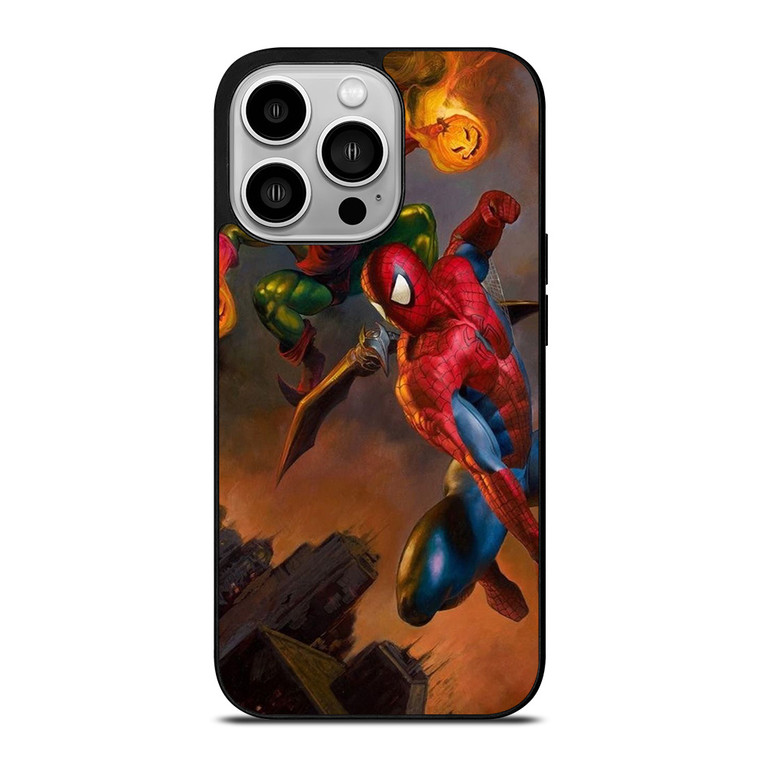 MARVEL SPIDERMAN GREEN GOBLIN  iPhone 14 Pro Case Cover