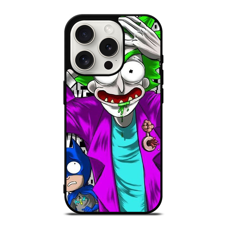 RICK AND MORTY BATMAN JOKER iPhone 15 Pro Case Cover RICK AND MORTY BATMAN JOKER iPhone 15 Pro Case Cover