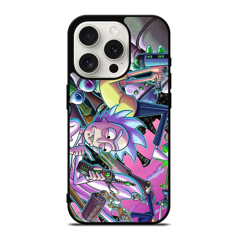 RICK AND MORTY CARTOON iPhone 15 Pro Case Cover
