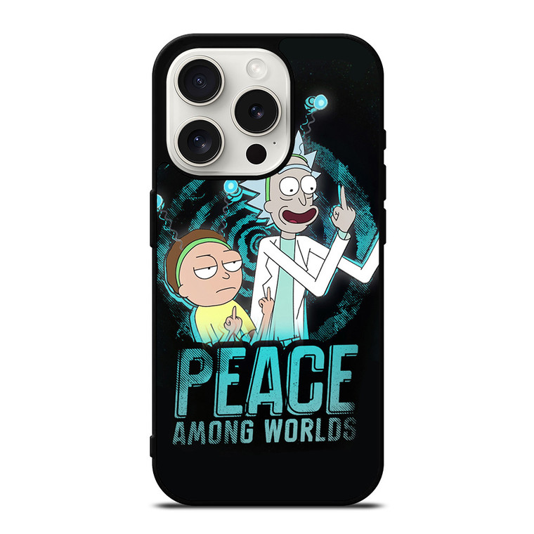 RICK AND MORTY PEACE AMONG WORLDS iPhone 15 Pro Case Cover