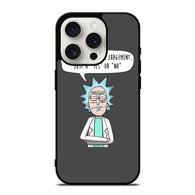 RICK AND MORTY QUOTE iPhone 15 Pro Case Cover RICK AND MORTY QUOTE iPhone 15 Pro Case Cover
