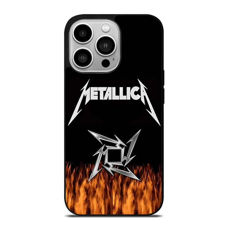 METALLICA METAL BAND FIRE  iPhone 14 Pro Case Cover METALLICA METAL BAND FIRE  iPhone 14 Pro Case Cover