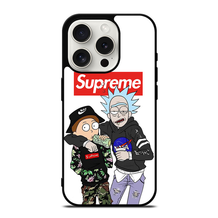 SUPREME RICK AND MORTY iPhone 15 Pro Case Cover SUPREME RICK AND MORTY iPhone 15 Pro Case Cover