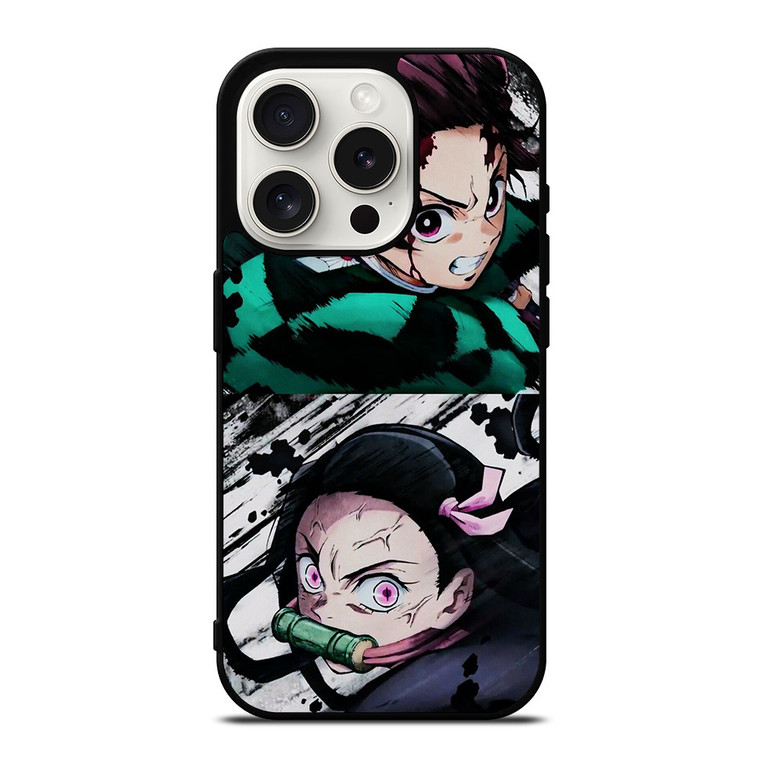 TANJIRO AND NEZUKO KAMADO DEMON SLAYER iPhone 15 Pro Case Cover