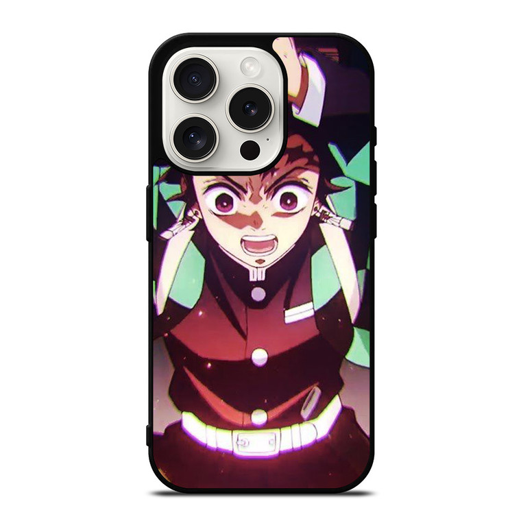 TANJIRO DEMON SLAYER FACE iPhone 15 Pro Case Cover
