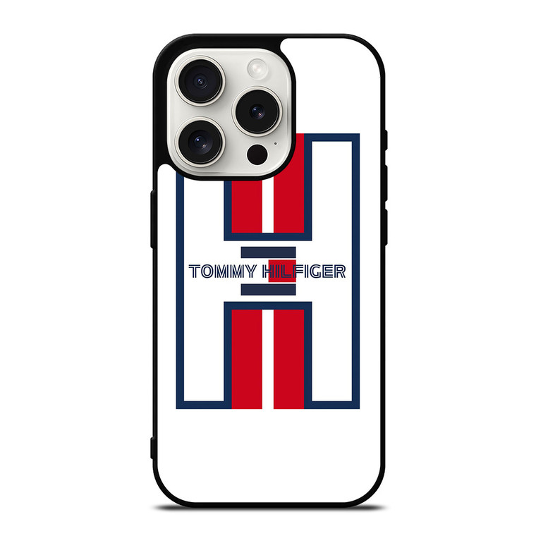 TOMMY HILFIGER FASHION LOGO iPhone 15 Pro Case Cover TOMMY HILFIGER FASHION LOGO iPhone 15 Pro Case Cover