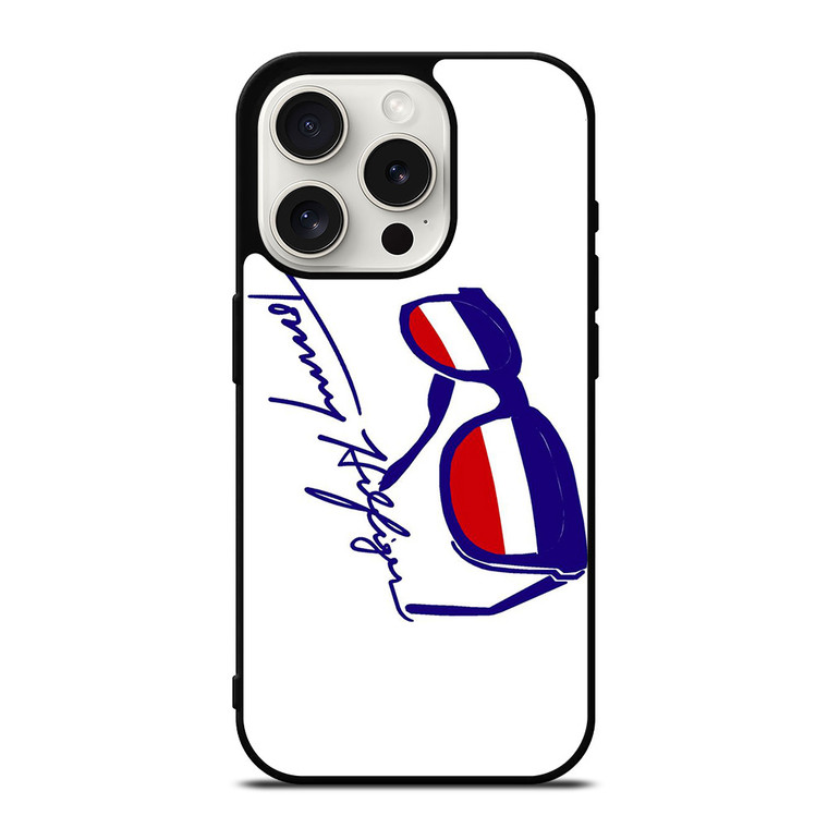 TOMMY HILFIGER LOGO SUNGLASSES iPhone 15 Pro Case Cover TOMMY HILFIGER LOGO SUNGLASSES iPhone 15 Pro Case Cover