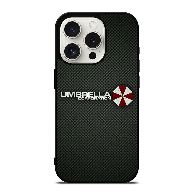 UMBRELLA CORPORATION LOGO CARBON iPhone 15 Pro Case Cover UMBRELLA CORPORATION LOGO CARBON iPhone 15 Pro Case Cover