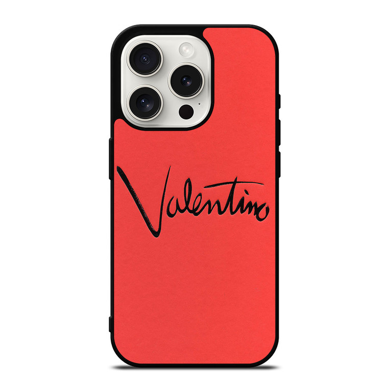 VALENTINO LOGO RED iPhone 15 Pro Case Cover