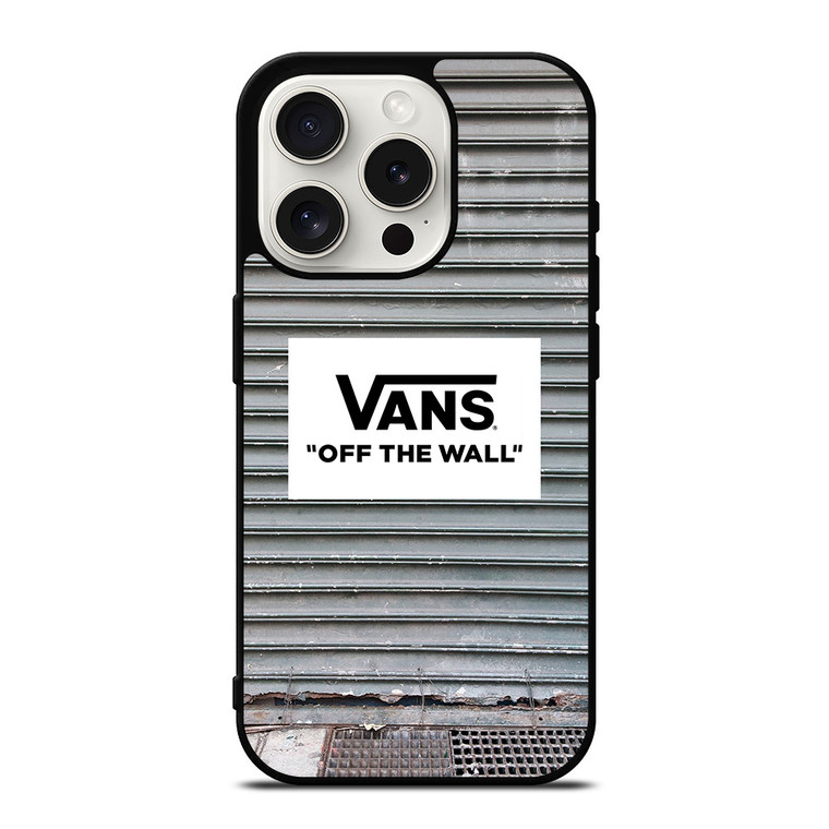 VANS OFF THE WALL IRON STRIPE iPhone 15 Pro Case Cover VANS OFF THE WALL IRON STRIPE iPhone 15 Pro Case Cover