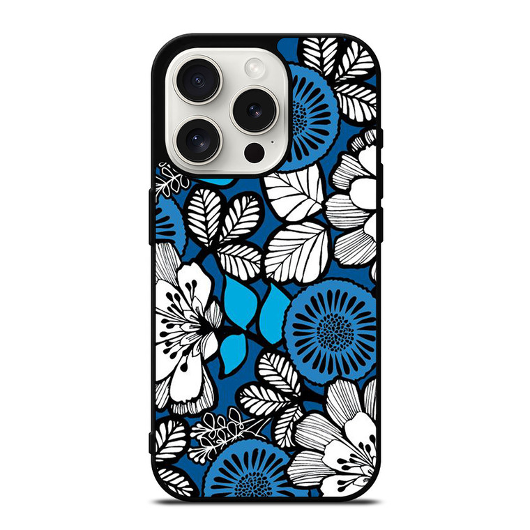 VERA BRADLEY BLUE BAYAU Samsung Galaxy S9 iPhone 15 Pro Case Cover