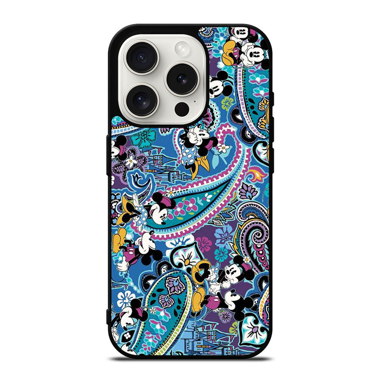 VERA BRADLEY MICKEY MOUSE BLUE iPhone 15 Pro Case Cover VERA BRADLEY MICKEY MOUSE BLUE iPhone 15 Pro Case Cover