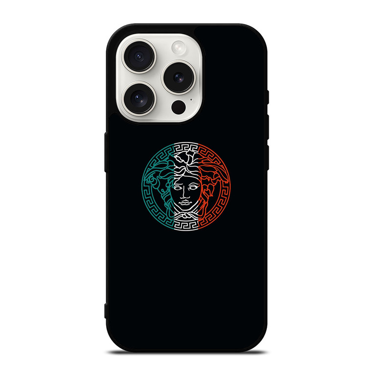 VERSACE LOGO ITALY iPhone 15 Pro Case Cover