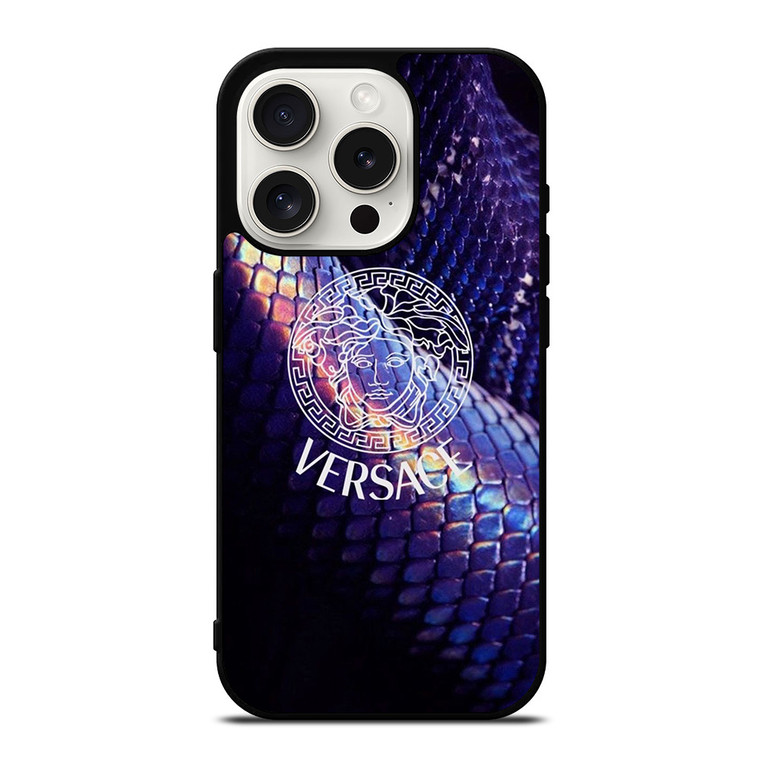 VERSACE LOGO SNAKE iPhone 15 Pro Case Cover