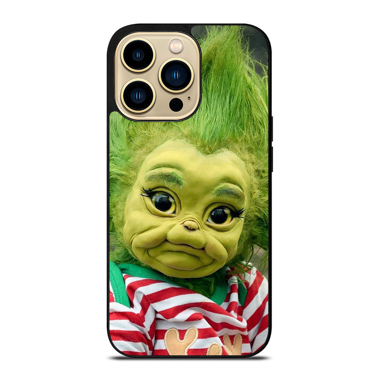 BABY GRINCH CARTOON iPhone 14 Pro Max Case Cover