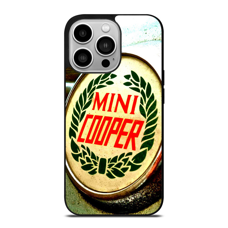 MINI COOPER CLASSIC RUSTY EMBLEM  iPhone 14 Pro Case Cover