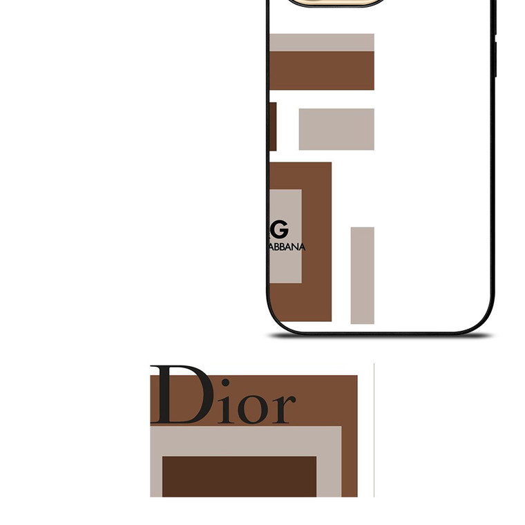 D&G DOLCE AND GABBANA DIOR iPhone 14 Pro Max Case Cover