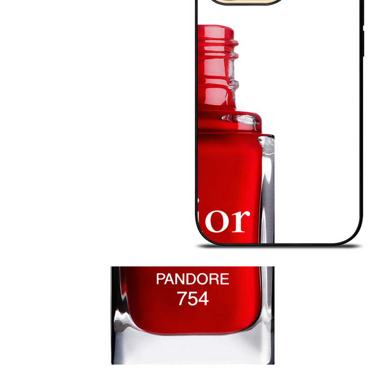 DIOR NAIL POLISH RED iPhone 14 Pro Max Case Cover