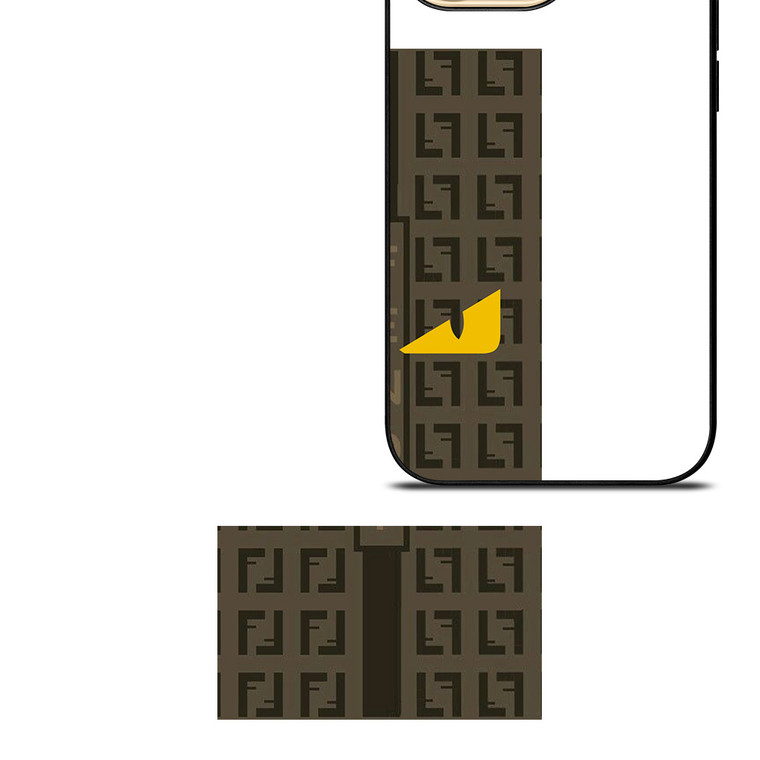 FENDI PARIS EYES PATTERN iPhone 14 Pro Max Case Cover