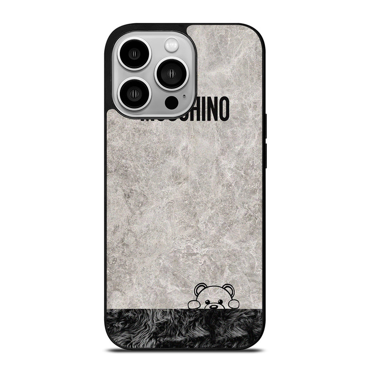 MOSCHINO TOY FUR MARBLE  iPhone 14 Pro Case Cover MOSCHINO TOY FUR MARBLE  iPhone 14 Pro Case Cover