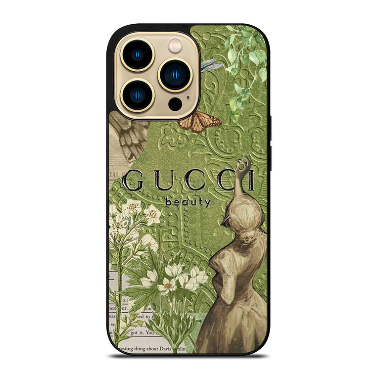 GUCCI BEAUTY BUTTERFLY iPhone 14 Pro Max Case Cover