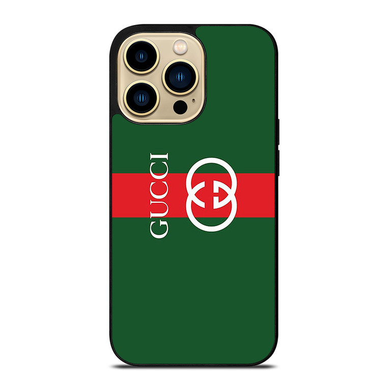 GUCCI GREEN ICON LOGO EMBLEM iPhone 14 Pro Max Case Cover