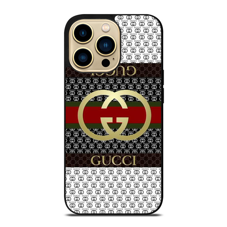 GUCCI GUCCI LOGO EMBLEM iPhone 14 Pro Max Case Cover
