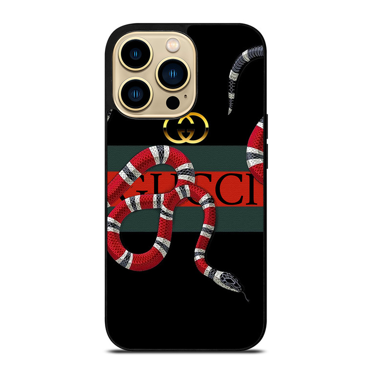 GUCCI LOGO ART SNAKE iPhone 14 Pro Max Case Cover
