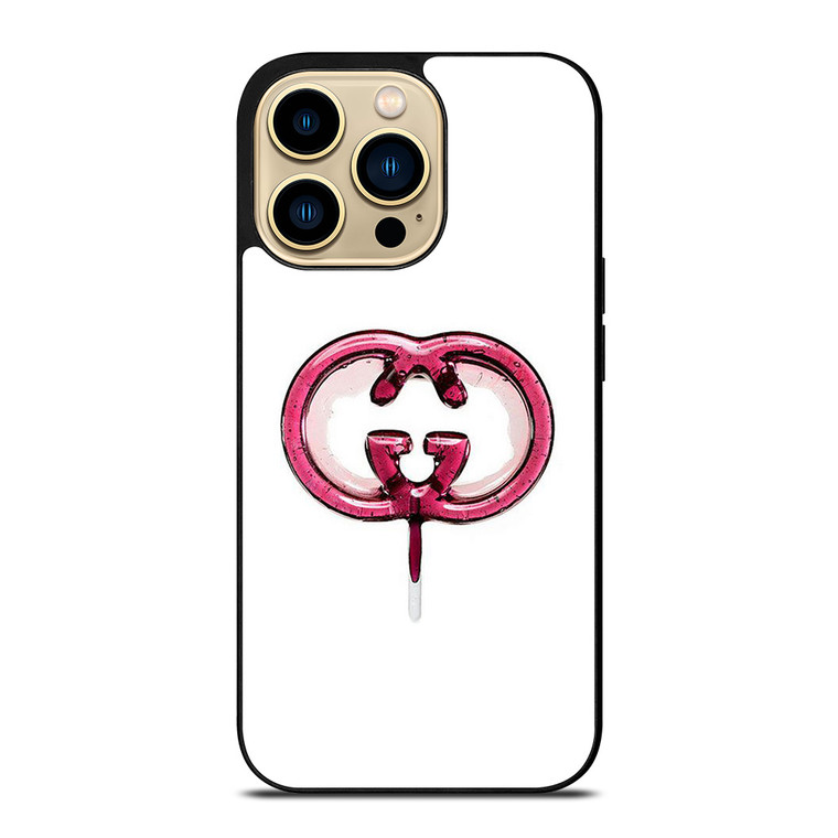 GUCCI LOGO MELTING CANDY ICON iPhone 14 Pro Max Case Cover