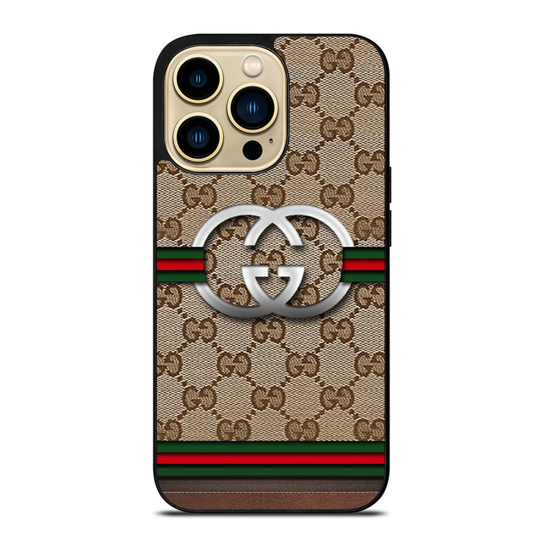 GUCCI LOGO STRIPE 2 iPhone 14 Pro Max Case Cover