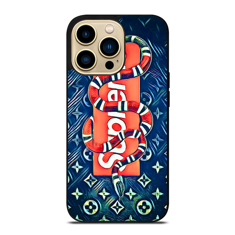 GUCCI SUPREME iPhone 14 Pro Max Case Cover