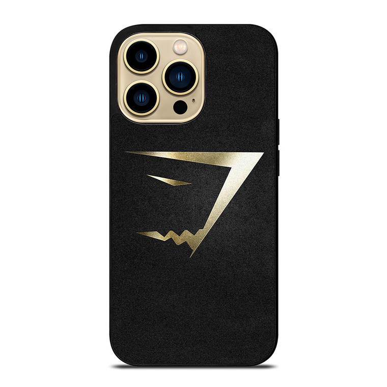 GYMSHARK LOGO GOLD iPhone 14 Pro Max Case Cover