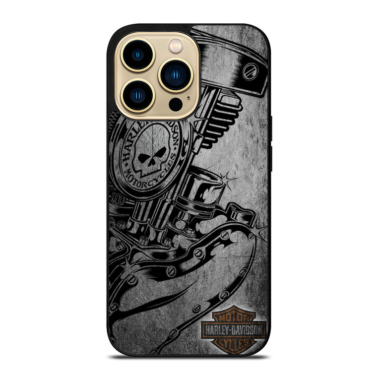 HARLEY DAVIDSON ENGINE ART iPhone 14 Pro Max Case Cover