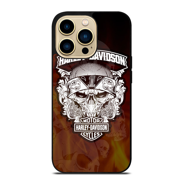 HARLEY DAVIDSON FLAME LOGO iPhone 14 Pro Max Case Cover