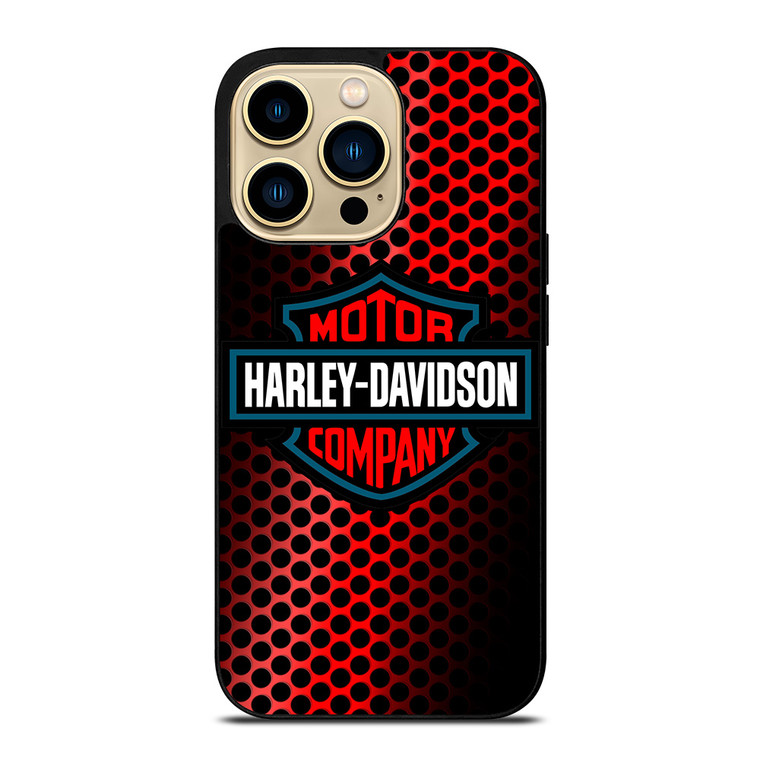 HARLEY DAVIDSON LOGO RED iPhone 14 Pro Max Case Cover
