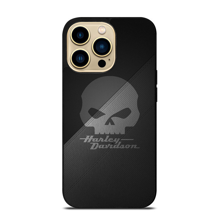 HARLEY DAVIDSON LOGO SKULL 3 iPhone 14 Pro Max Case Cover