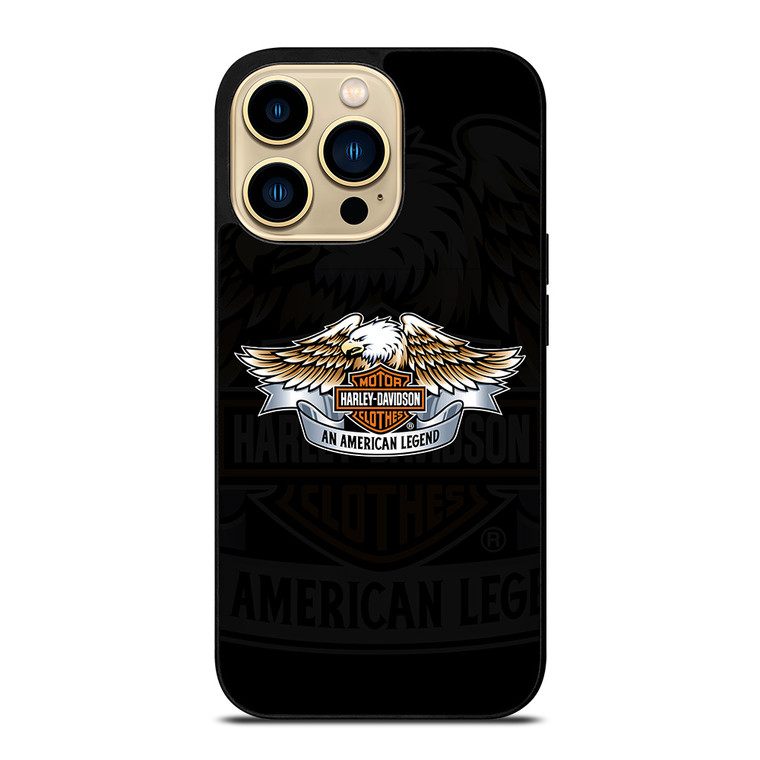 HARLEY DAVIDSON MOTOR EAGLE LOGO iPhone 14 Pro Max Case Cover